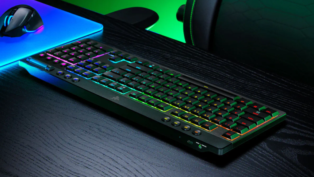 low-profile gaming keyboard