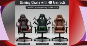 Gaming Chairs with 4D Armrests